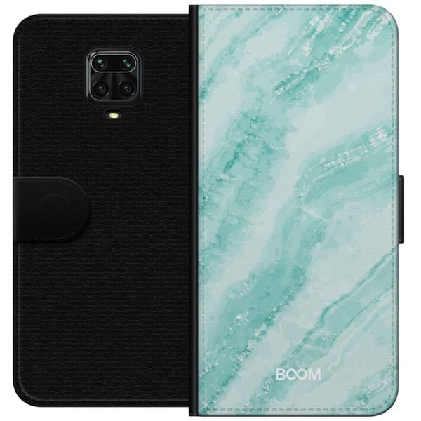 Plånboksfodral till Xiaomi Redmi Note 9 Pro med Mint Marble