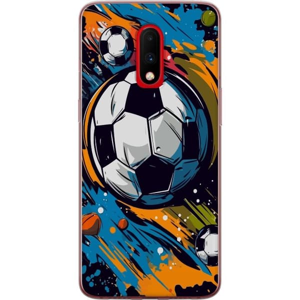 Taske til OnePlus 7 med fodbolde