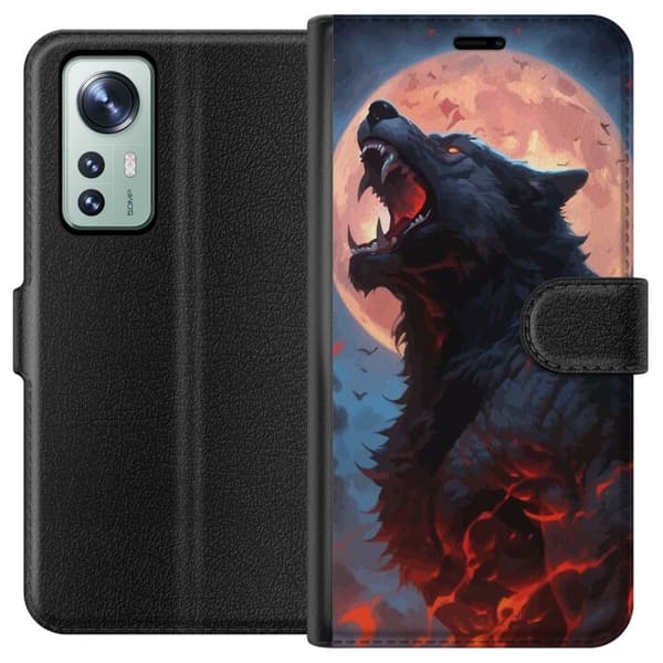Pung Taske til Xiaomi 12 med Howling Wolf