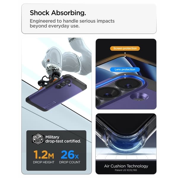 Spigen Mobilskal För Galaxy S26 Plus MagSafe Tough Armor - Ash Violet