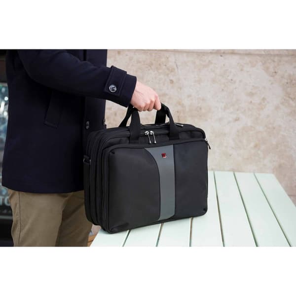 Wenger Legacy 16" Double Gusset Datorväska Grå/Svart