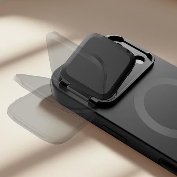 Tech-Protect Telefontaske til iPhone 17 Pro Magsafe Kevlar Aura - Sort