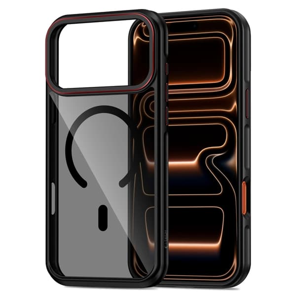 Tech-Protect Mobilskal till iPhone 18 Pro Max/17 Pro Max MagSafe - Svart/Röd