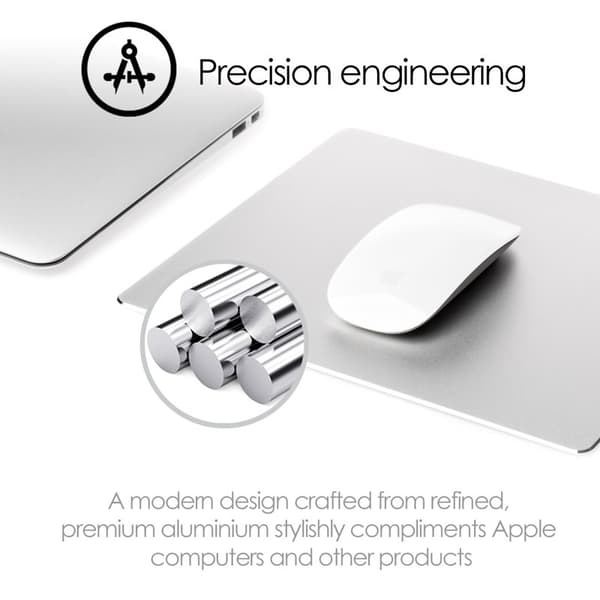 DESIRE2 Musmatta Premium Aluminium Rektangulär Silver