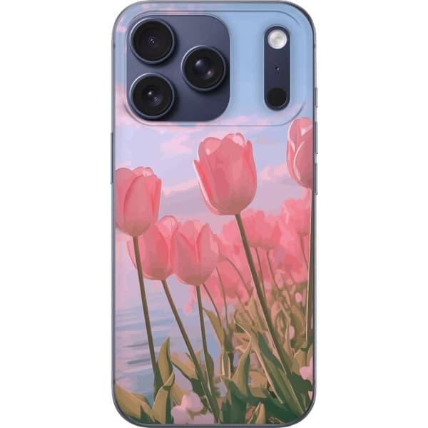 Mobilskal till Apple iPhone 17 Pro med Rosa Tulpaner