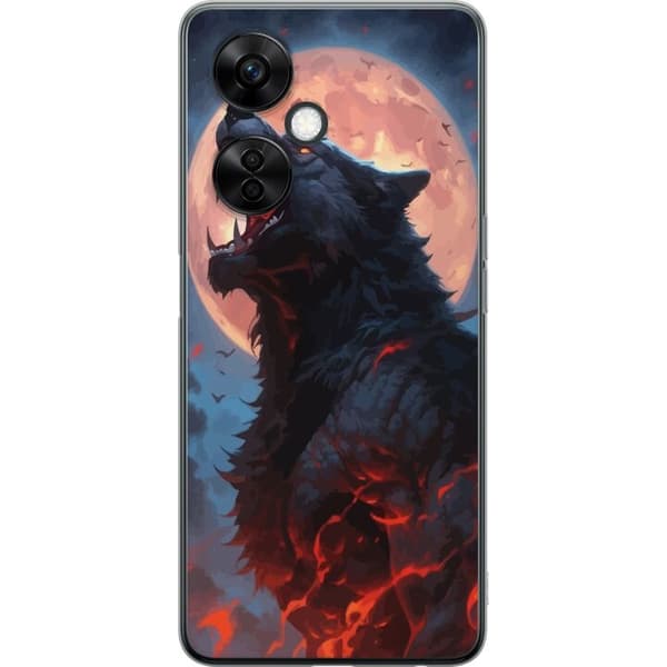 Telefontaske til OnePlus Nord CE 3 Lite med Howling Wolf