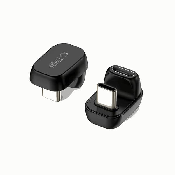 Tech-Protect USB-C Vinklet Adapter Ultraboost AA04 - Sort