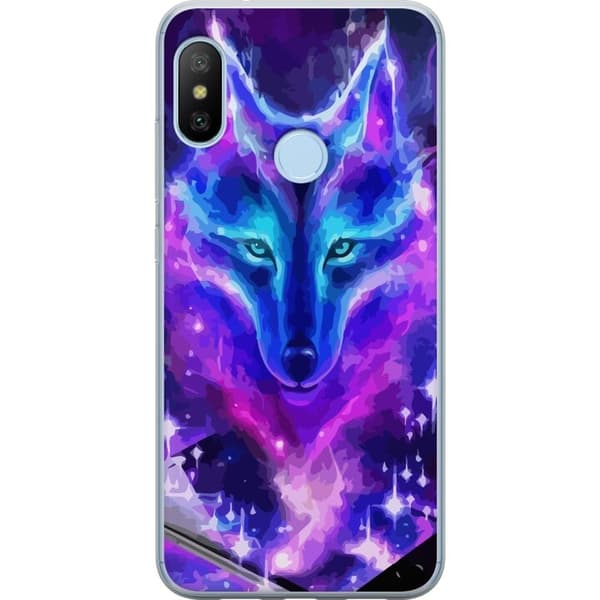 Mobilskal till Xiaomi Mi A2 Lite med Neon Varg
