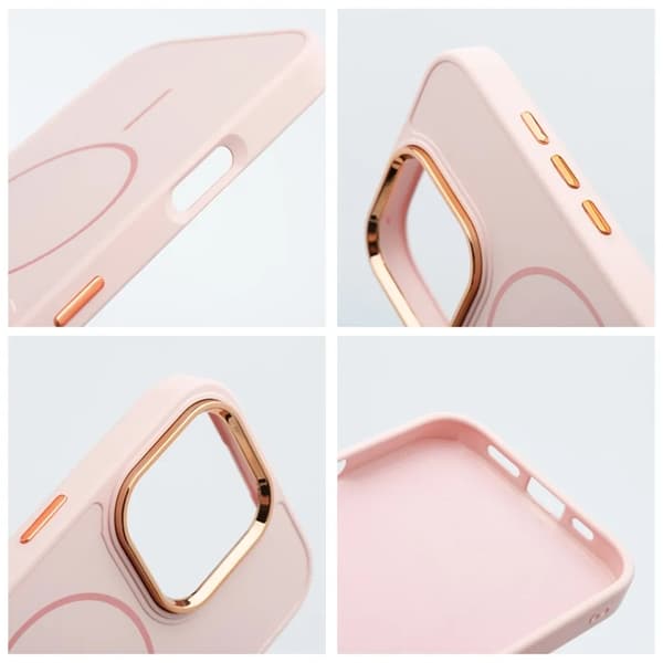 Mobilcover til iPhone 13 Pro Magsafe Frame - Pudderrosa