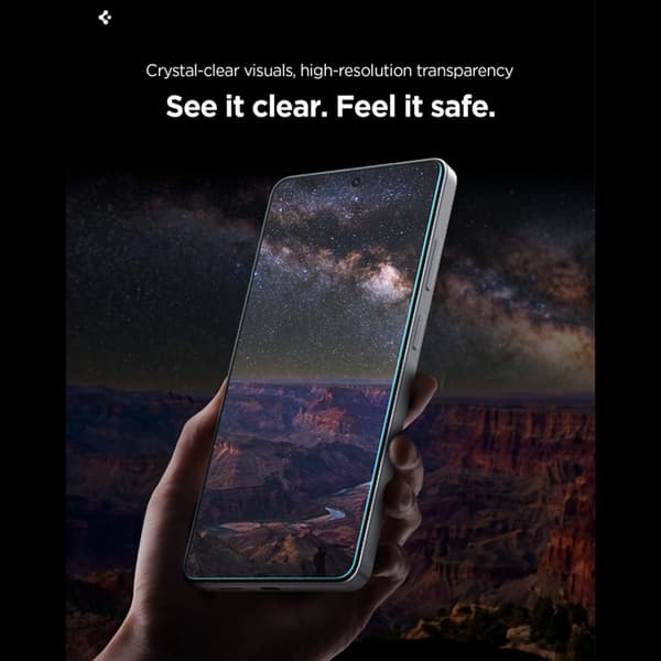 Spigen [2-Pack] Skärmskydd Härdat Glas För Galaxy S26 Plus - Clear