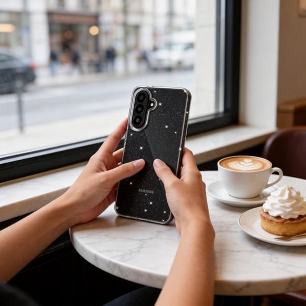 Tech-Protect Mobilskal För Galaxy A27 Flexair - Glitter