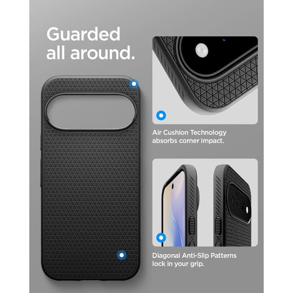 Spigen Mobilcover Til Google Pixel 11 Magsafe Liquid Air - Mat Sort