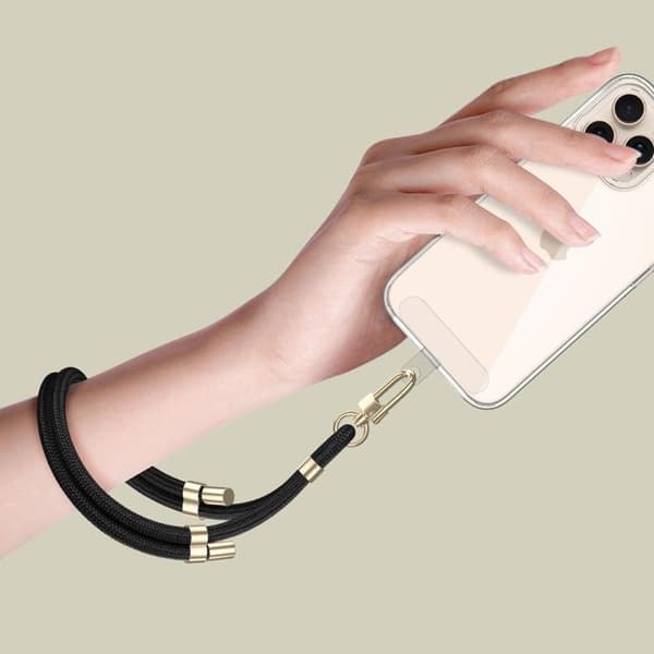 Tech-Protect Mobilrem Wrist C4S - Svart/Guld
