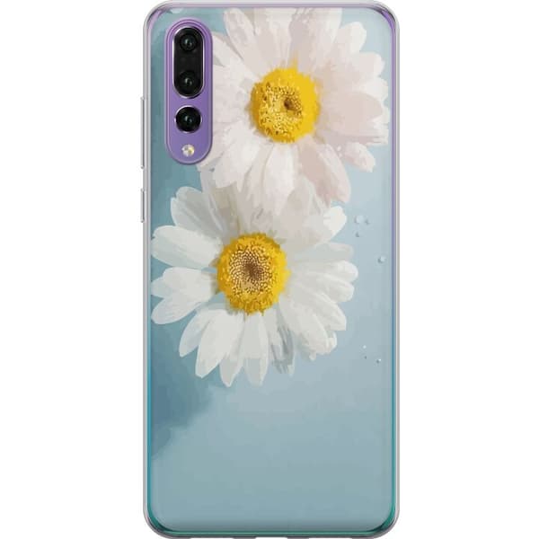 Mobiletui til Huawei P20 Pro med sommerblomster