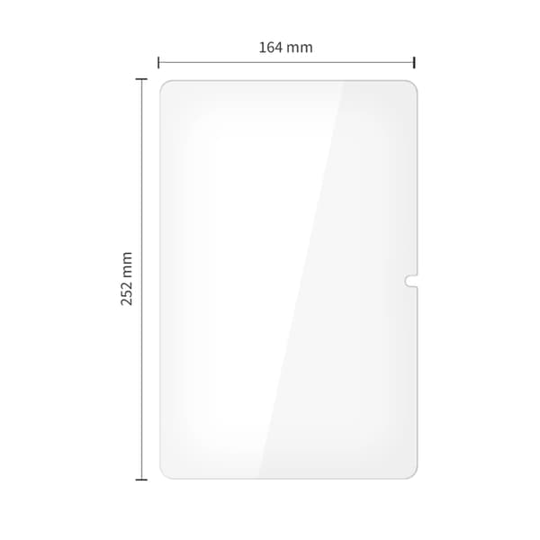 Tech-Protect [2-Pack] Galaxy Tab A9 Plus Härdat Glas Skärmskydd Fit Plus