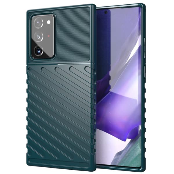 Thunder Twill -kuori Samsung Galaxy Note 20 Ultralle - Vihreä