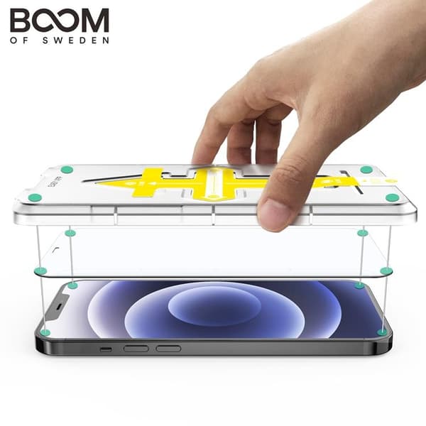 BOOM Flat karkaistu lasinen näytönsuoja iPhone 12 Pro Max