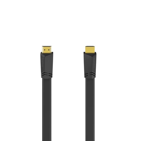 HAMA Kabel HDMI Ethernet Flad Sort 1,5m