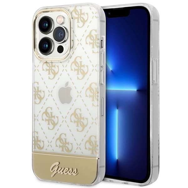 Guess telefontaske til iPhone 14 Pro Max MagSafe 4G mønsterscript