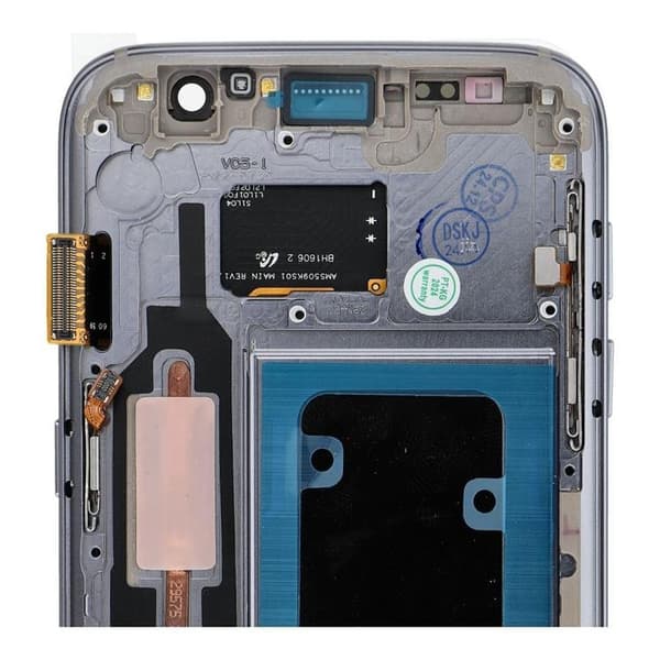 Galaxy S7 Skærm med LCD-display FixCell Renoveret - Sort