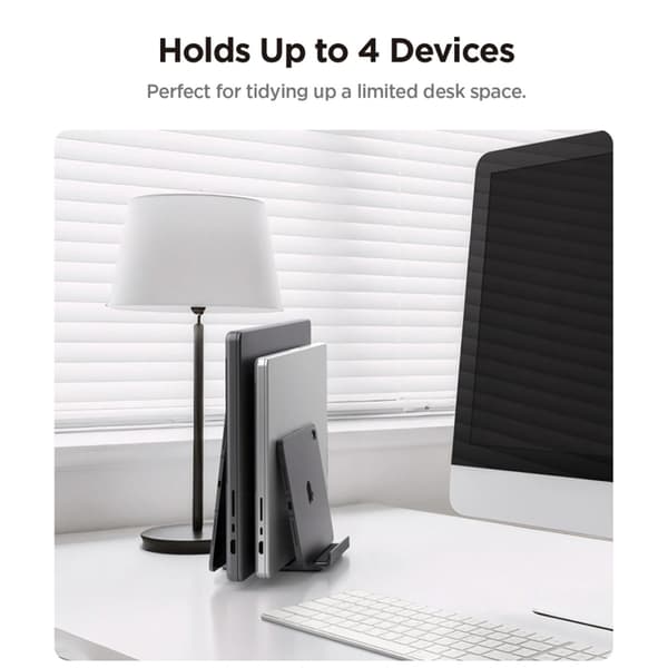 Spigen Vertikalt Laptopstativ LD208S4 - Rymdgrå