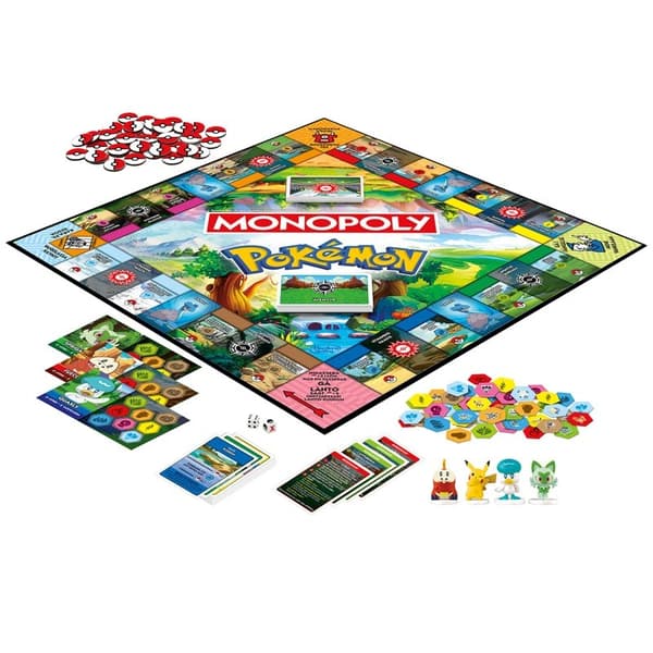 HASBRO Lautapeli Monopoly Pokemon (SE/FI)
