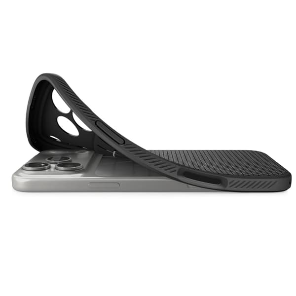 Spigen Telefontaske til Apple iPhone 17 Pro Max Liquid Air - Mat Sort