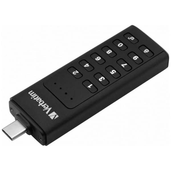 Verbatim Extern Hårddisk med Tangentbordssäker USB-C 3.1 Gen 1 64 GB