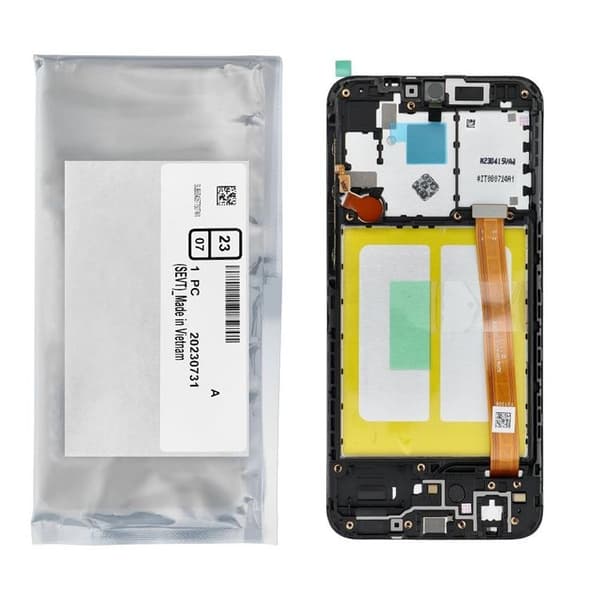 Galaxy A20e Skärm med LCD-display A202F Service Pack