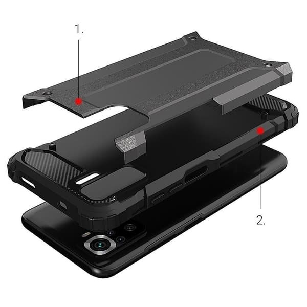 ARMOR Dæksel Xiaomi Redmi Note 10 Pro/Pro Max - Sort