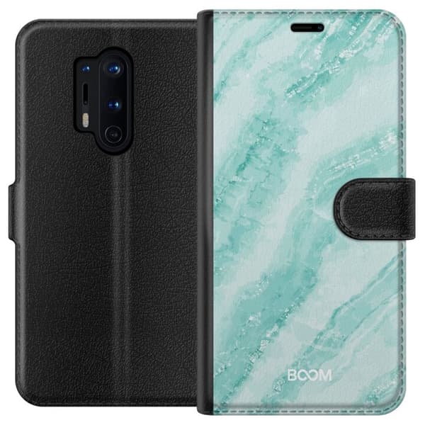 Plånboksfodral till OnePlus 8 Pro med Mint Marble