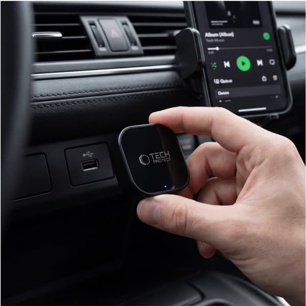 Tech-Protect Auto Adapter USB Bluetooth Ultraboost CA01 - Svart