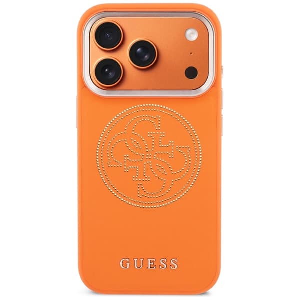 Guess Mobilskal För iPhone 17 Pro Max MagSafe  Perforated 4G - Orange