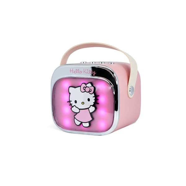 HELLOKITTY Karaokehögtalare med Mikrofon Hello Kitty Popsing LED