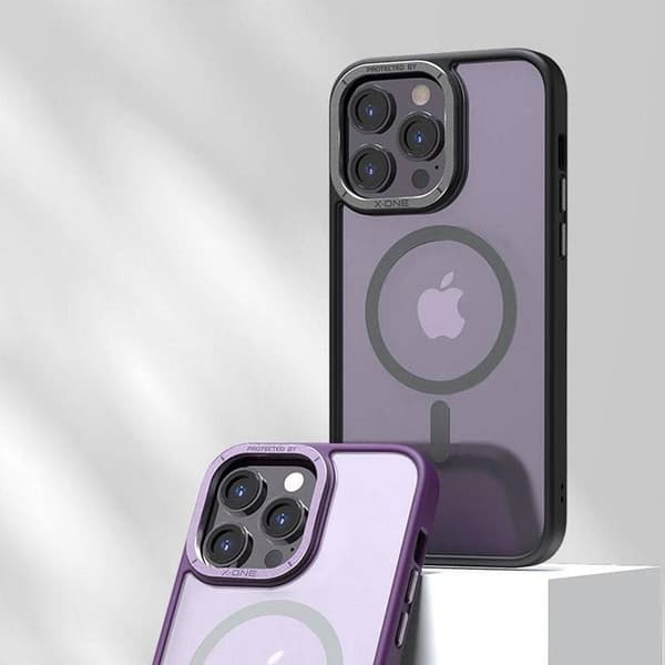 X-One Telefontaske til iPhone 15 Plus Magsafe Dropguard Air - Sort