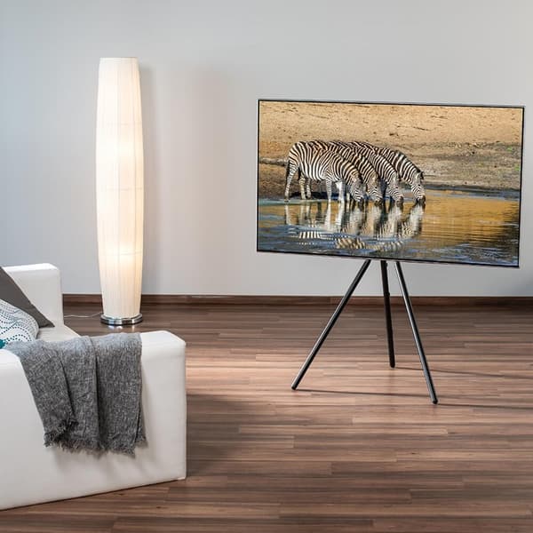 HAMA TV Gulvstativ op til 75" Sort