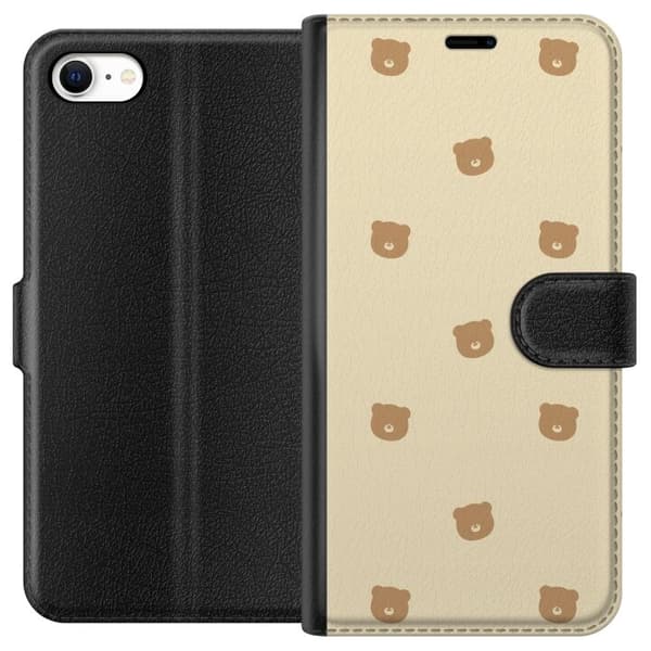 Lompakkokotelo Apple iPhone 6:lle karhukuviolla