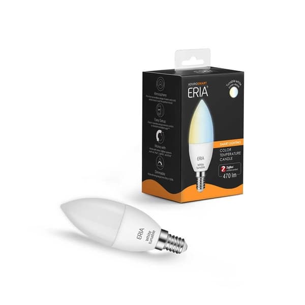 ADURO Lampa E14 Vit Dimbar Zigbee