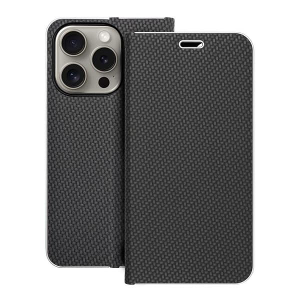 iPhone 16 Pro Max Pungcover Luna Carbon - Sort