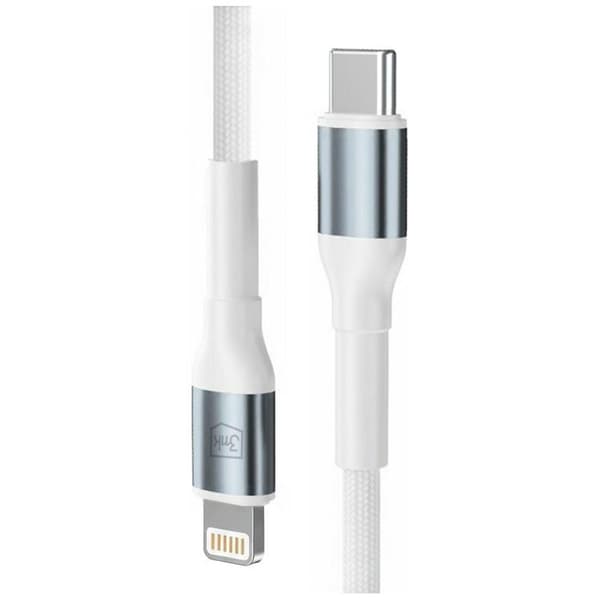 3MK USB-C til Lightning 27W Kabel 9V/3A 5m N-SERIES Hyper - Hvid