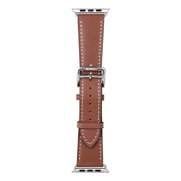 Forcell Apple Watch 38/40/41mm Rem Eco Læder - Brun