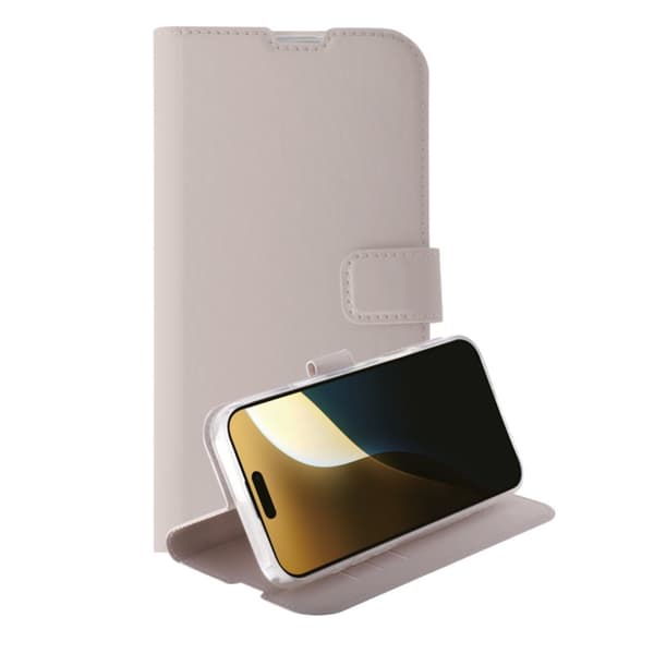 Vivanco Classic Lompakkokotelo iPhone 16 Pro Max Greige