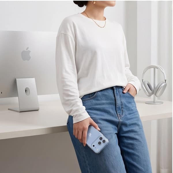 Tech-Protect Mobilcover Til iPhone 18 Pro Flexair - Clear