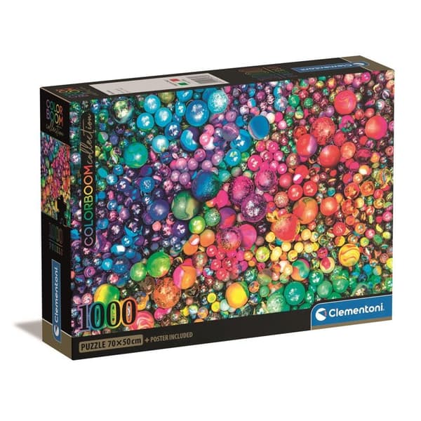 CLEMENTONI Pussel 1000 Pcs CB High Quality Collection Colorboom Marbles