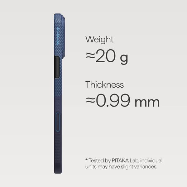 Pitaka Edge MagSafe -kotelo iPhone 17 Pro Max Over the Horizon