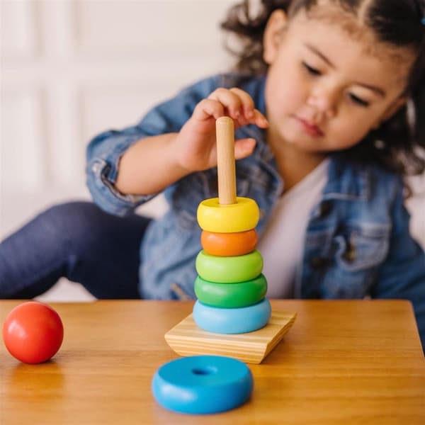 MND Wooden Stacker Rainbow