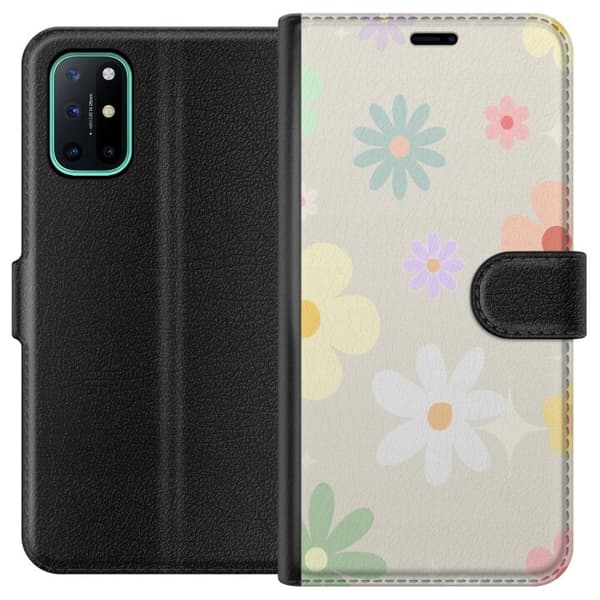 OnePlus 8T tegnebogsetui med fejede blomster