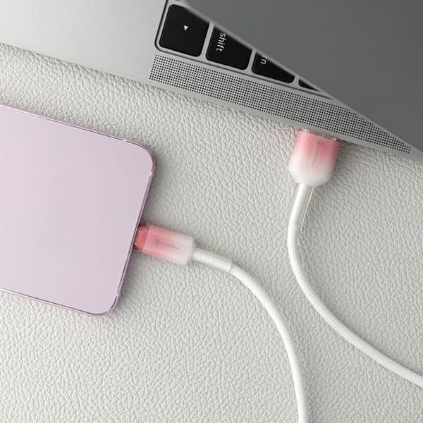 FORCELL USB-A til USB-C 66W Kabel 3A 1m QC4.0 C352 - Hvid