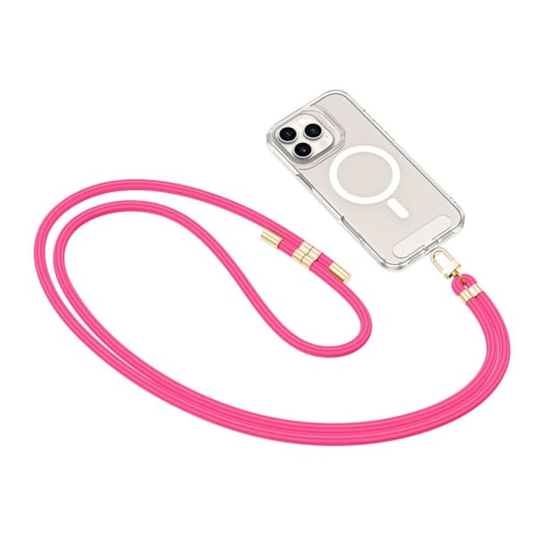 Tech-Protect Mobilrem Crossbody C7S - Lyserød/Guld