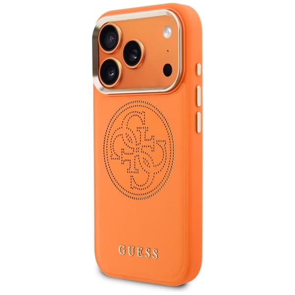 Guess Mobilskal För iPhone 17 Pro Max MagSafe  Perforated 4G - Orange